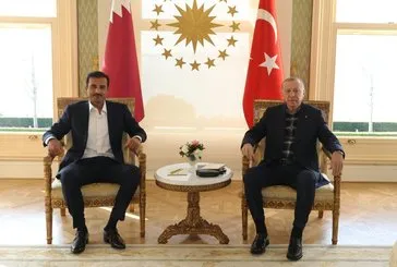 Başkan Erdoğan İstanbul’da Katar Emiri ile görüştü