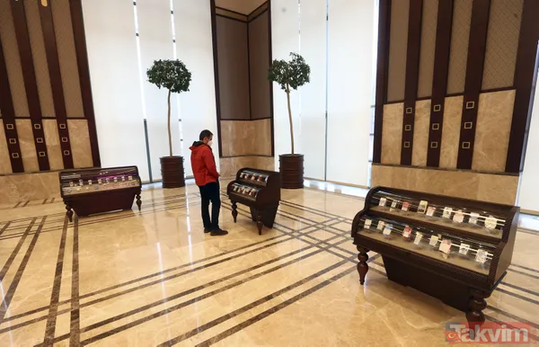 Başkan Recep Tayyip Erdoğan'ın sigarayla mücadele kapsamında topladığı sigara paketleri Cumhurbaşkanlığı Külliyesi'nde sergileniyor - 28