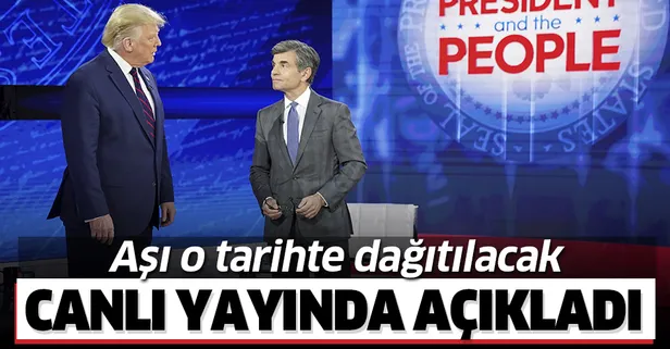 Son dakika: ABD Başkanı Trump koronavirüs aşısı için tarih verdi