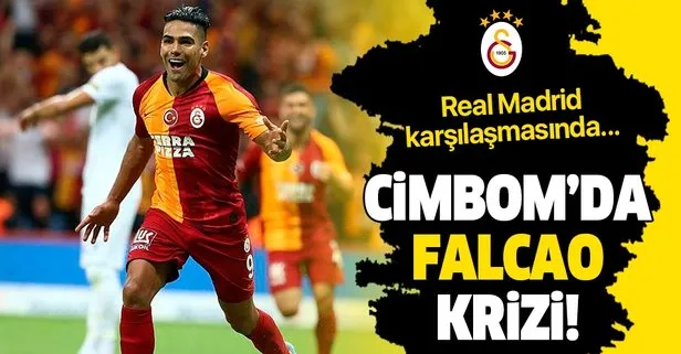 Galatasaray’da Falcao krizi! Real Madrid maçında bile oynaması zor...