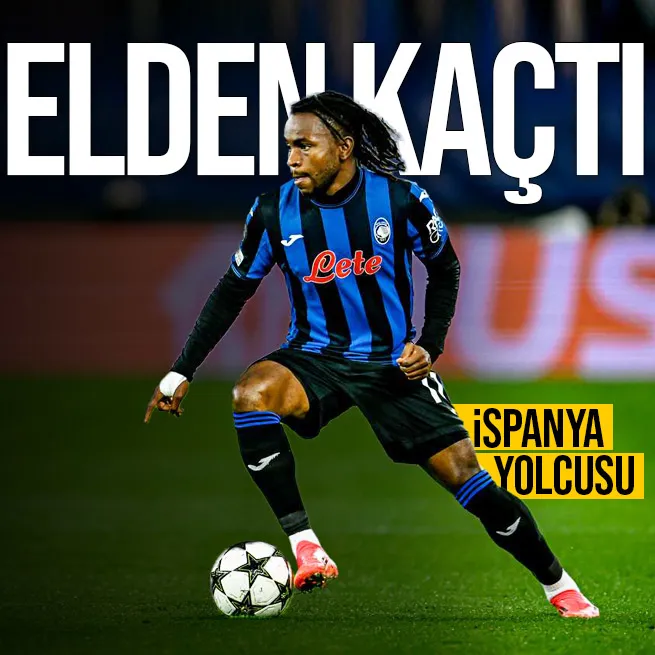 Lookman elden kaçtı! İspanya yolcusu