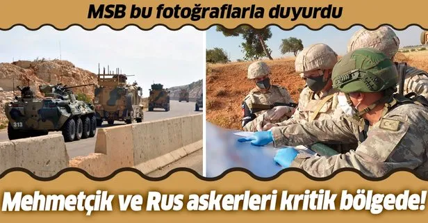 MSB duyurdu: İdlib’deki M4 Karayolunda 20’nci Türk-Rus Birleşik Kara Devriyesi icra edildi