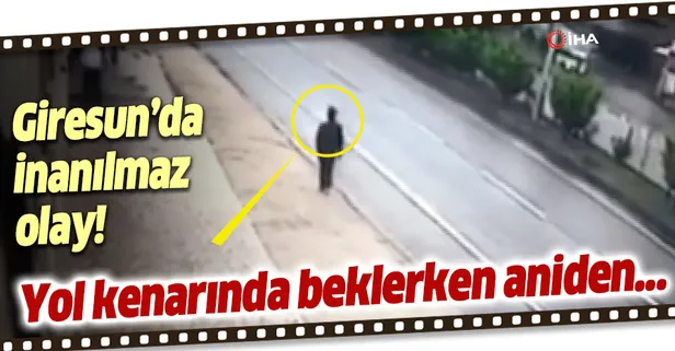 Giresun'da inanılmaz olay! Kendini TIR’ın önüne attı...