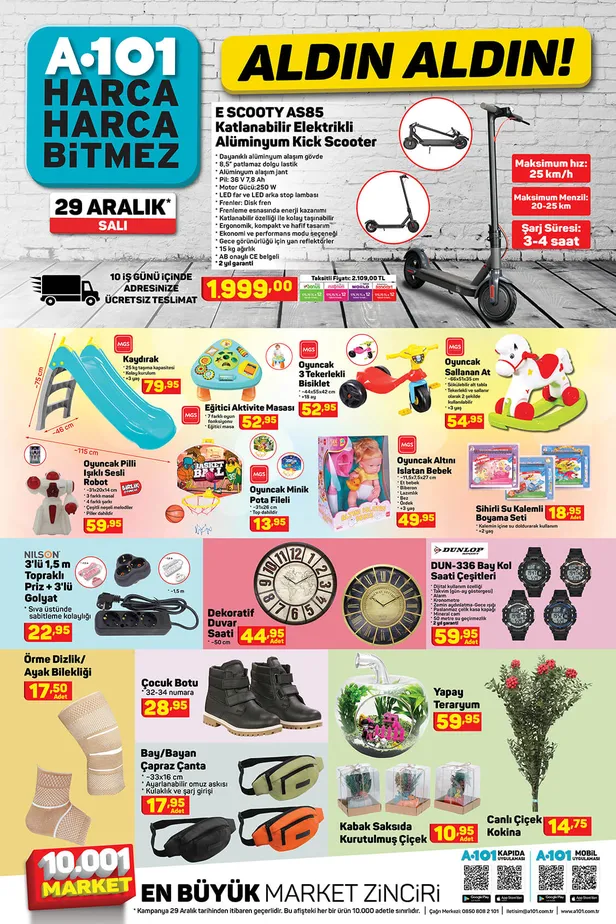 A101 aktüel ürünler kataloğu 29 Aralık Salı 2020! A101 aktüel ürünlerde bu hafta neler var?-8