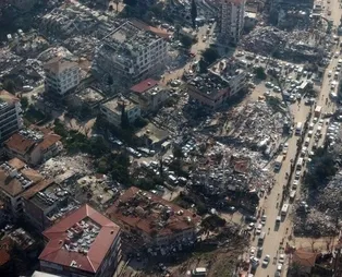 Adıyaman'daki enkazların dron görüntüsü depremin şiddetini bir kez daha gözler önüne serdi