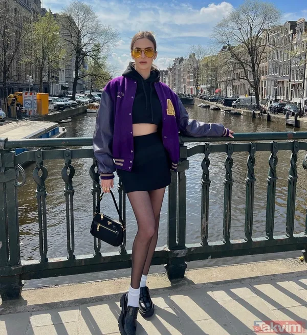 İbrahim Tatlıses’in gelinine bakın! Yasemin Şefkatli süper minisiyle Amsterdam sokaklarında öyle pozlar verdi ki! Ortalık yıkıldı - 8