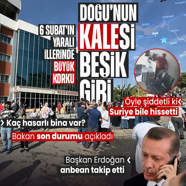 5.9luk depremin bilançosu! Malatya ve Elazığda kaç hasarlı bina var? Bakan Kurum açıkladı