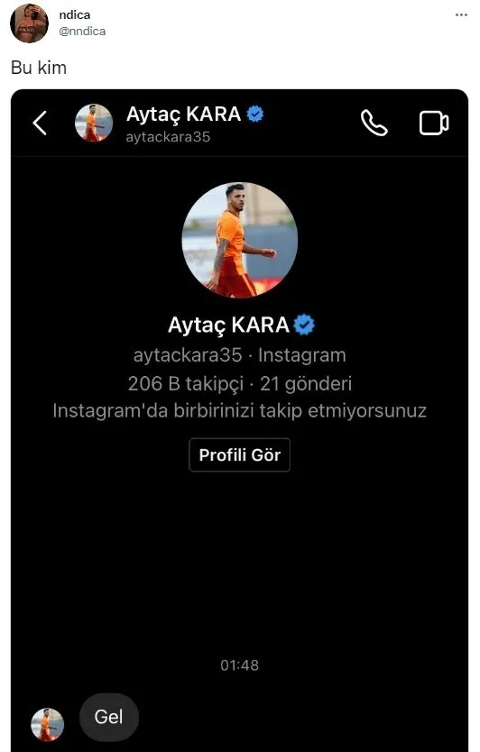 Galatasaraylı Aytaç Kara sosyal medyada avda mesajları ifşa oldu! Galatasaray'da forma bulamıyor ama...-4