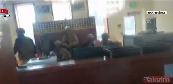 Son dakika haberi: Iraklı protestocular ABD'nin Bağdat Büyükelçiliği binasına girdi - 12