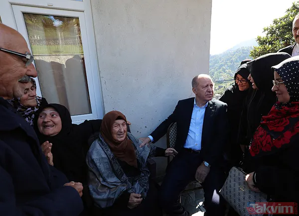 Başkan Erdoğan baba ocağında: Önce komşularla sohbet sonra Ayder Yaylası - 2