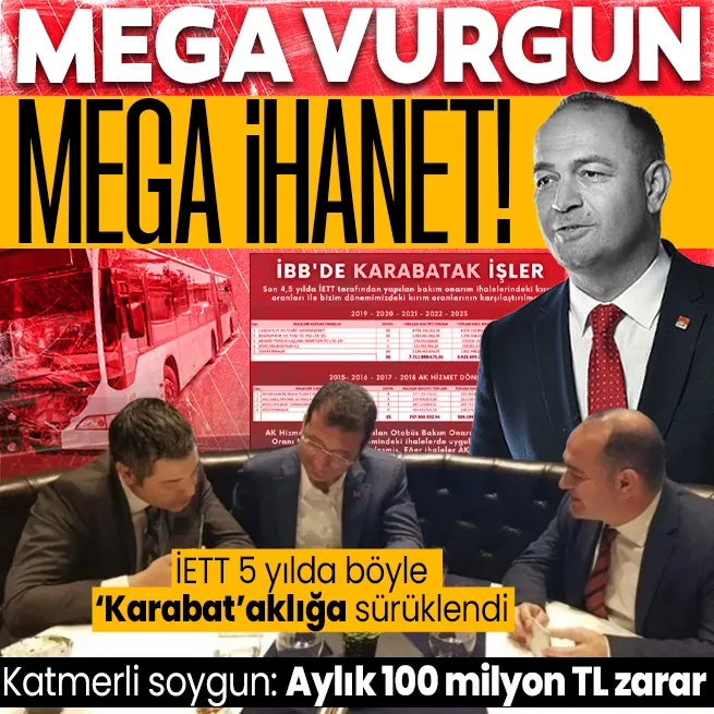 İmamoğlundan CHPli Özgür Karabata İETTyi batıran ihale kıyağı! Her ay 100 milyon TL zarar... İstanbul böyle ihanet görmedi