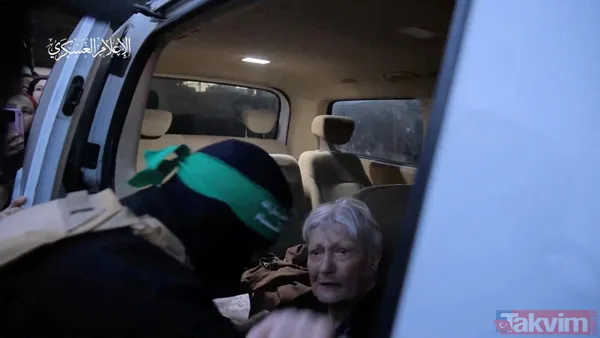 Tarihi esir takası tarihi kareler! İsrailli rehineler Hamaslılara el sallayıp veda etti... Siyonist işgalciler ise Filistinlilere saldırdı - 46