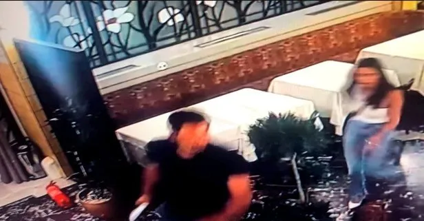 Dizi oyuncusu Ayşegül Çınar ve Furkan Çalıkoğlu restoranı savaş alanına çevirmişlerdi! Olayın görüntüleri ortaya çıktı!