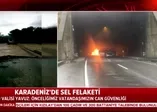 Ordu'da zincirleme kaza! Araçlar yandı