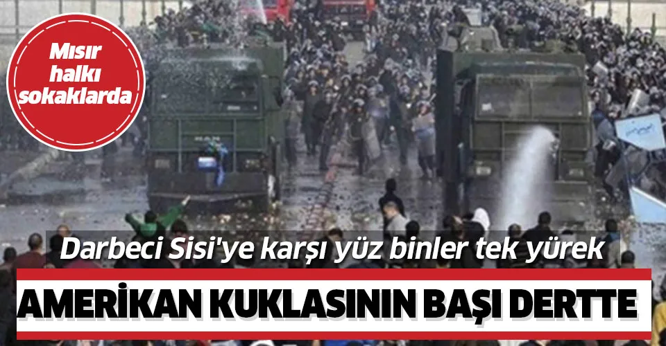 Darbeci Sisi'ye karşı yüz binler tek yürek oldu! Mısır'da Sisi_out hareketi!