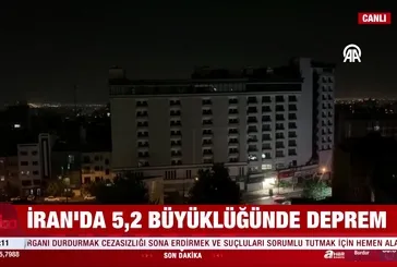 İran'da deprem!