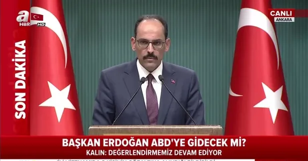 Başkan Erdoğan ABD’ye gidecek mi? Kritik kabine sonrası İbrahim Kalın açıkladı