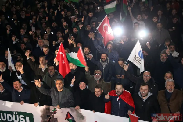 ABD'nin Orta Doğu'da kaos planı protesto edildi! İstanbul, Gazze, Ürdün, Batı Şeria... - 19