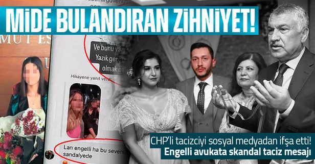 CHP Adana İl Başkan Yardımcısı Güven Özdemir'den engelli avukata iğrenç taciz mesajı!