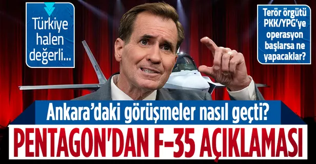 Pentagon Sözcüsü John Kirby'den F-35 açıklaması: Türkiye halen değerli...