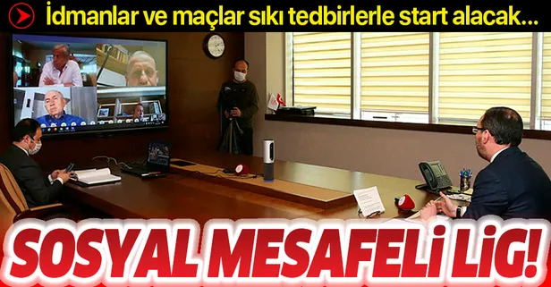 Sosyal mesafeli lig! Süper Lig’de idmanlar ve maçlar sıkı tedbirlerle start alacak...