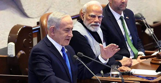 Tel Aviv'de tarihi çarpıtan ittifak: Modi'den İsrail'e destek Netanyahu'dan Osmanlı'ya iftira