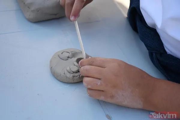 CHP'nin yönettiği Kuşadası Belediyesi çocuklara heykel eğitimi veriyor: Neopolis Heykel Sempozyumu - 5