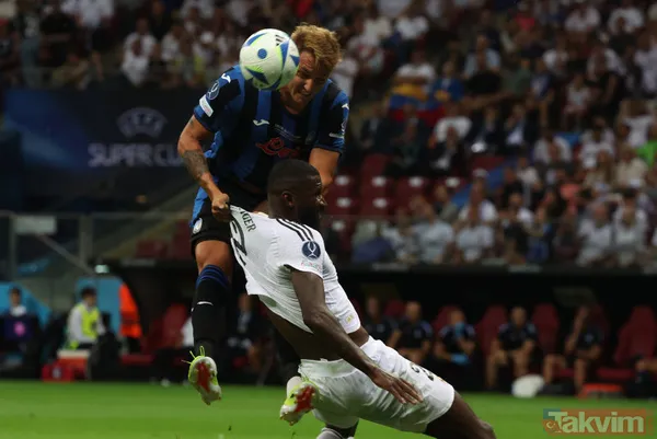 UEFA Süper Kupa'da şampiyon Real Madrid! Mbappe siftah yaptı... Arda Güler 4. kupasını kaldırdı - 1