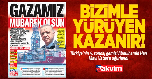 Türkiye’nin 4. sondaj gemisi Abdülhamid Han Mavi Vatan'a uğurlandı