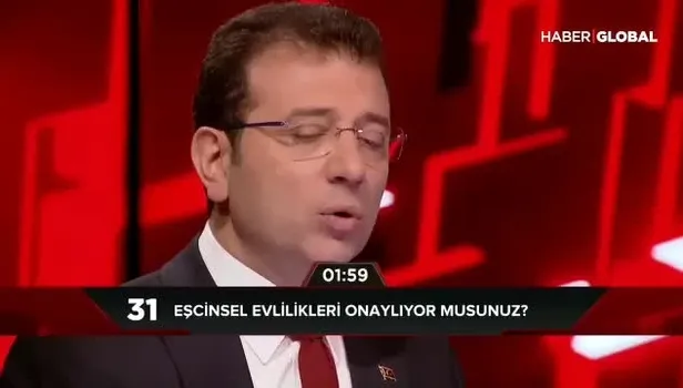 CHP'li Ekrem İmamoğlu'ndan skandal açıklama: Eşcinsel evliliğe dünden hazırmış!