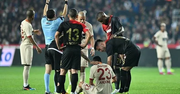 Galatasaray’da sakatlık şoku! Florin Andone 11. dakikada kenara geldi!