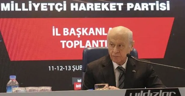 MHP Lideri Devlet Bahçeli il başkanları toplantısı kapanış oturumuna katıldı
