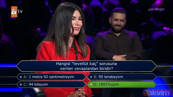 Oktay Kaynarca'nın sunduğu Kim Milyoner Olmak İster'de o soru için joker kullandı! - 8