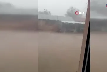 Biga’da ceviz büyüklüğünde dolu yağdı