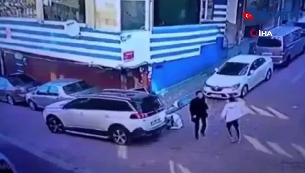 Zeytinburnu’nda silahlı saldırı kamerada