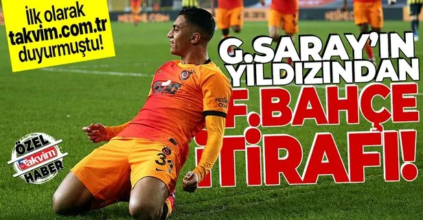 Takvim.com.tr duyurmuştu! Galatasaray’ın yıldızı Mostafa Mohamed’den Fenerbahçe itirafı