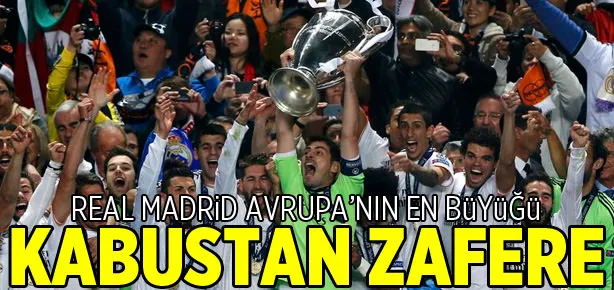 Avrupa’nın kralı Real Madrid
