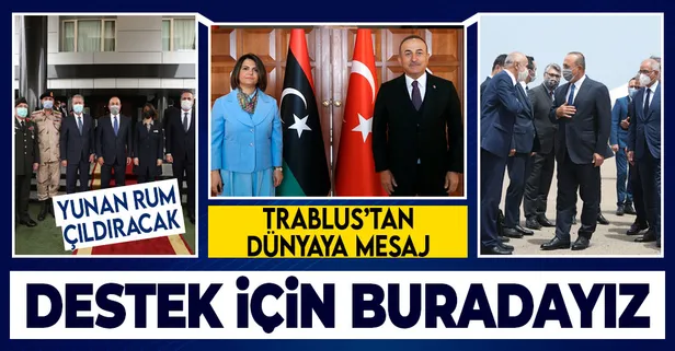 Dışişleri Bakanı Mevlüt Çavuşoğlu'ndan Libya'da önemli mesaj: Desteğimizi göstermek için Trablus'tayız