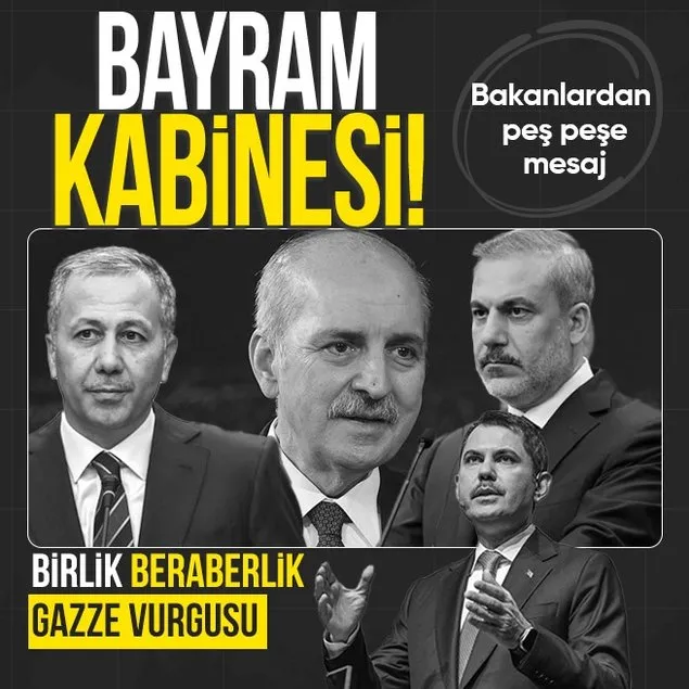 Kabineden peş peşe mesaj!