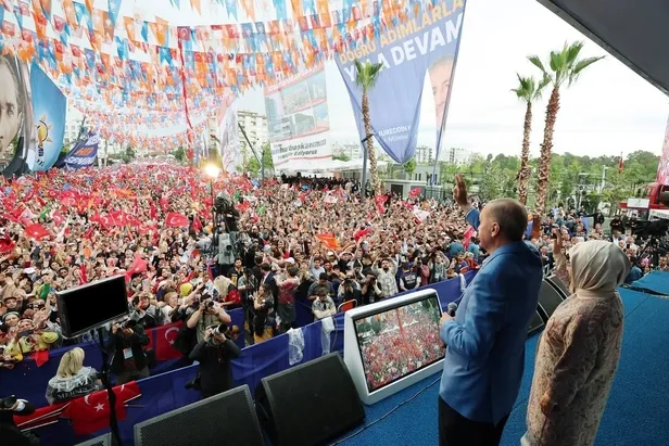 Başkan Erdoğan'dan AK Parti Mersin mitinginde önemli açıklamalar-2