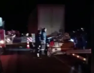 Feci kaza! TIR’a arkadan çarptı hayatını kaybetti