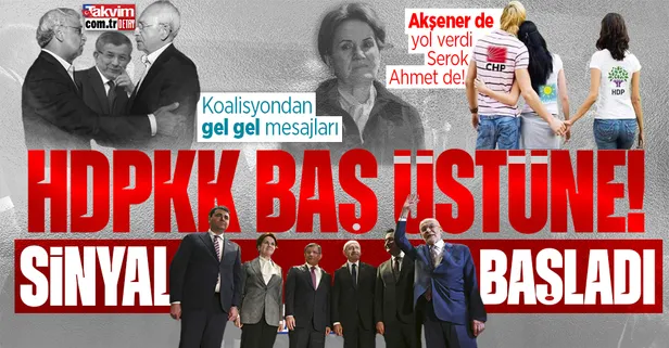 6'lı koalisyon HDP'yi masa üstüne çıkarıyor! Kemal Kılıçdaroğlu'nun adaylığı sonrası mesajlar peş peşe geldi! Meral Akşener, Ahmet Davutoğlu...