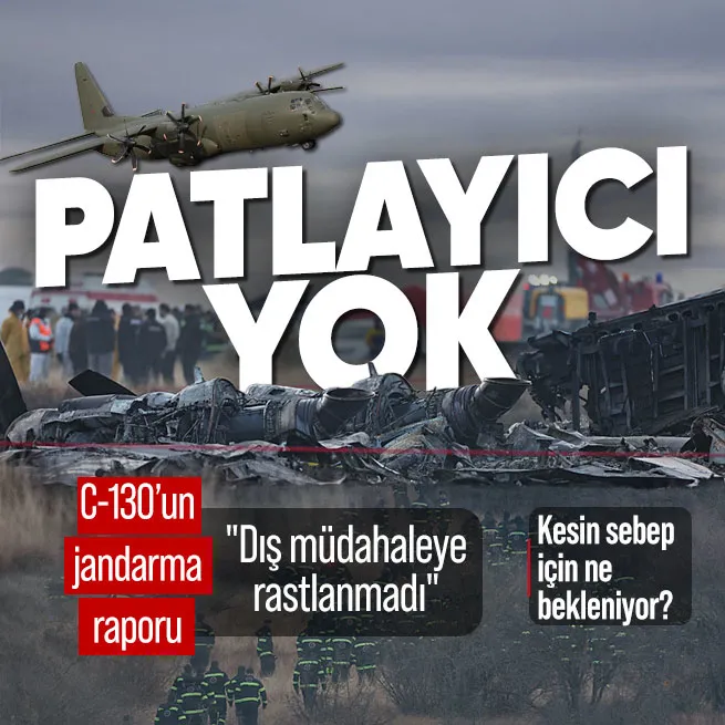 Gürcistan-Azerbaycan sınırında düşen C-130’da dış müdahale izine rastlanmadı
