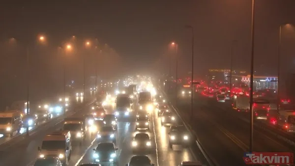 İstanbul'da sis etkisini artırdı! Görüş mesafesi düştü: O anlar havadan görüntülendi - 9