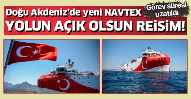 Son dakika: Oruç Reis sismik araştırma gemisi için yeni NAVTEX: Doğu Akdeniz’deki çalışma süresi uzatıldı