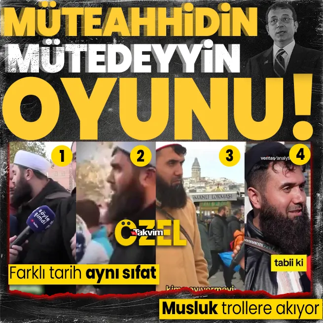 Saraçhanenin mütedeyyin imajlı sarıklı figüranı yine sahnede! Ekrem İmamoğlunun ajans balonu patladı: İBB musluğu trollere akıyor