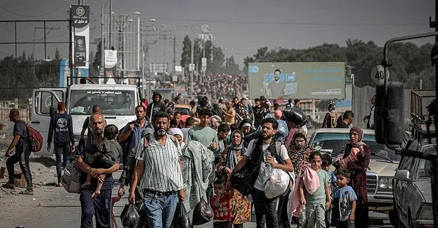 Soykırımcı İsrail'in vahşetinden kaçarak Nasır Hastanesi'ne sığınan Filistinliler yolda yaşadıklarını anlattı: Kıyamet dehşeti