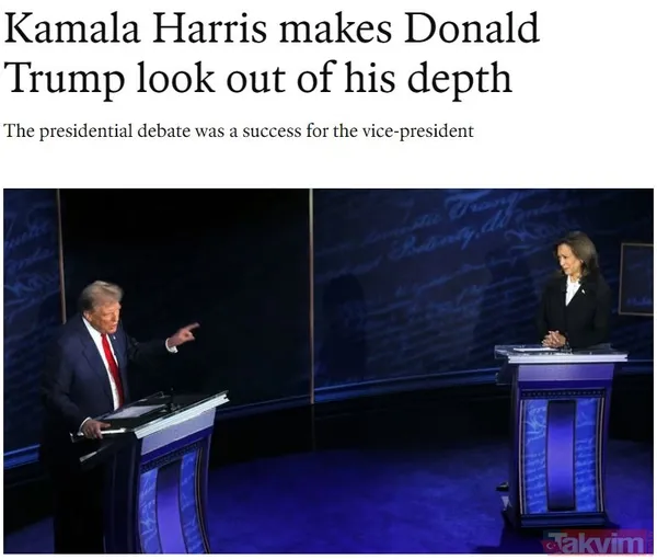 Batı basını Trump-Harris düellosunda kazananı seçti Time o isim ‘yoldan çıktı’ dedi - 9