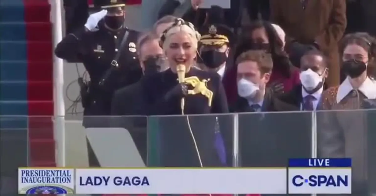 ABD Milli Marşı’nı Lady Gaga okudu