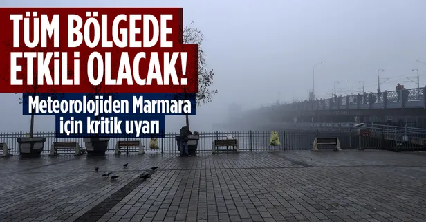 HAVA DURUMU | Meteorolojiden Marmara için flaş uyarı! Tüm bölgede etkili olacak! 21-25 Kasım 2021
